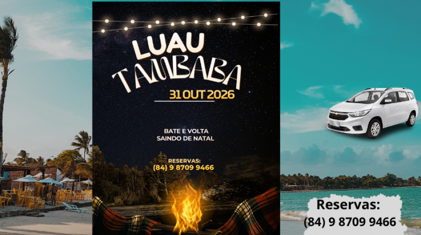 LUAU 31 OUT 2026 COSTA DO CONDE 